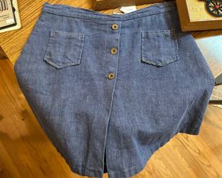 Vintage Denim Skirt 