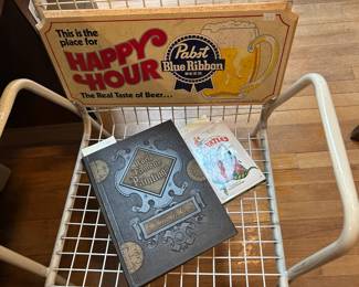 Pabst Blue Ribbon Ad Sign 