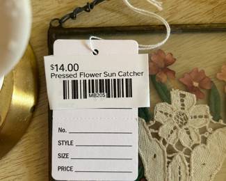 Pressed Flower Sun Catcher