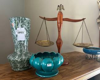 MCM Chinese Character Vase