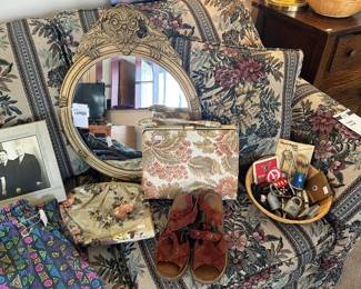 Decorative Mirror, Vintage Purses, Women Sandals