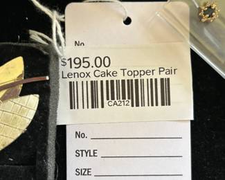 Lenox Cake Topper Pair