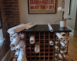 1.Architecte Plan Holder 2.  Royal American Shows print