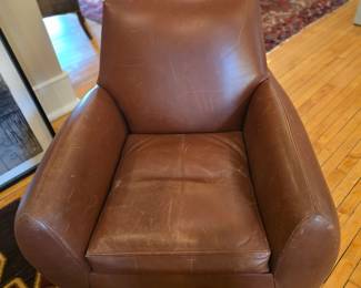 Dakota Jackson Leather chairs 1980's (Five)