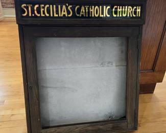 Church Announcement sign 