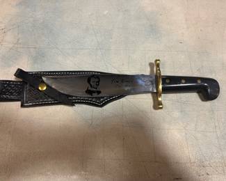 Case XX Jim Bowie Comm knife with sheath. 