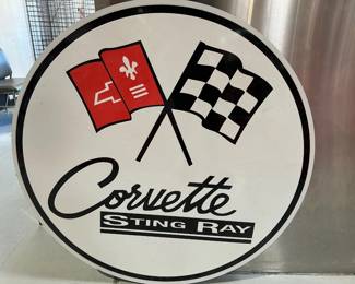 Corvette Stingray Sign 47in