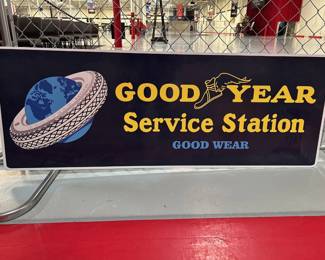 GoodYear Service Station Sign 22in x 59in