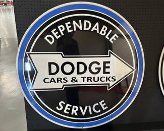 Dodge Sign 47in