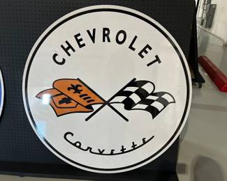 Chevrolet Corvette Sign 47in