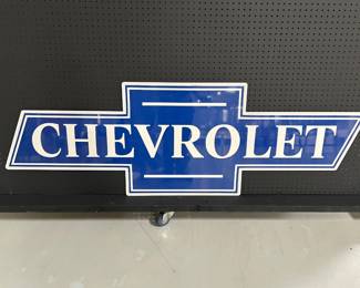 Chevrolet Emblem Sign 24in x 73in
