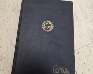 Rudy Vallee "Vagabond Dreams Come True" Signed Book