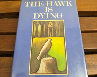 Harry Crews Signed "The Hawk Is Dying" Book