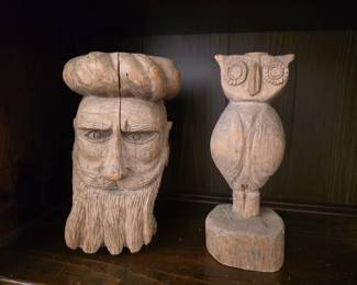 Carved Wood Folk Art