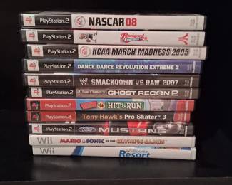 Playstation and Wii Games