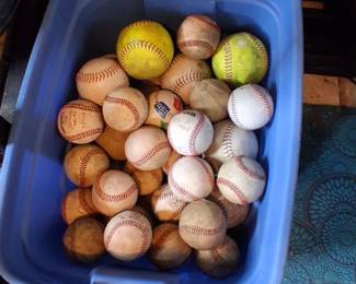sporting equipment baseballs lot $1 each
