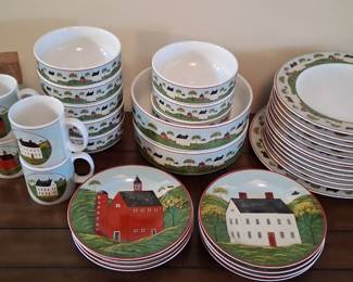 Sakura Country Life dinnerware set