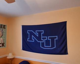3' x 5' navy blue flag for Northwood University