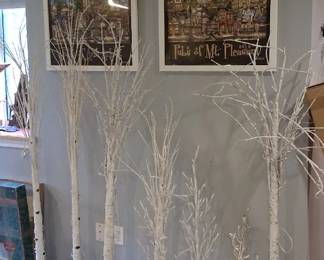 Light up birch trees