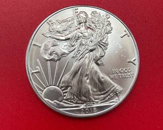2018 Walking Liberty 1oz .999 Silver Round