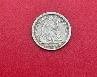 1849 Seated Liberty Half Dime