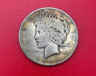 1922D Peace Dollar