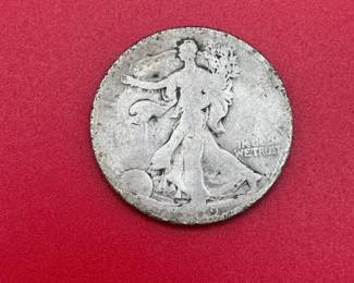  04 1919D KEY DATE Walking Liberty Half Dollar