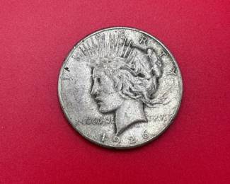 1926S Peace Dollar