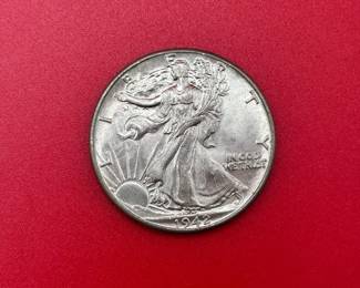 1942 MS Walking Liberty Half Dollar