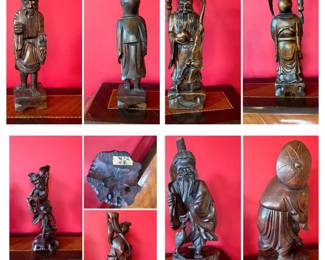 0109 Japanese Wooden Carved StatueCOLLAGECOLLAGE