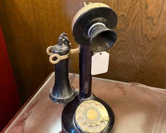Replica Candlestick Rotary Dial Telephone