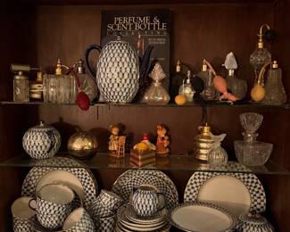 Perfume bottles and Russian China