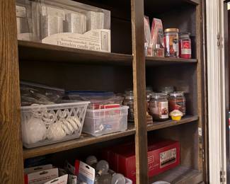 Light bulbs and candles