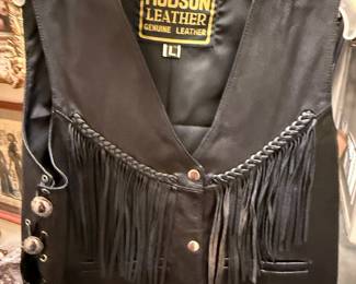 Women’s Leather Vest