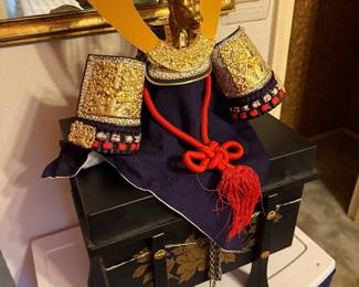 Japanese Kabuto Dragon Helmet with Box