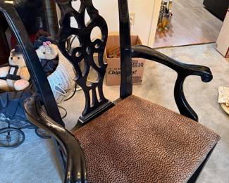 Leopard Fabric Chairs