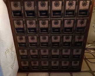 Post Office box Cabinet