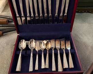 1847 Rogers Bros Electroplate Flatware Service for 12