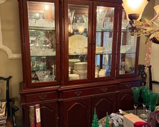 China Hutch, Crystal and China