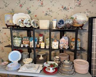 Decorative plates, China, Cookie Jars, etc.