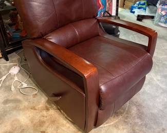 Brown Leather Recliner