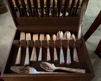 1847 Rogers Bros Electroplate Flatware Service for 12