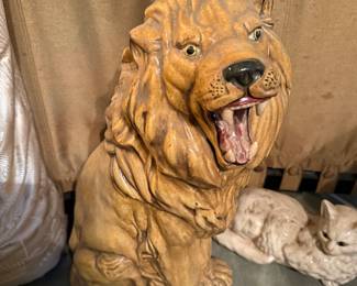 Vintage Ceramic Lion