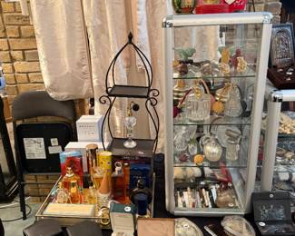 Perfumes and Colognes, Perfume bottles, Fountain Pens, pocket knives, etc.