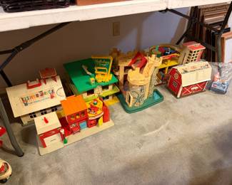 Vintage Fischer Price Play Sets