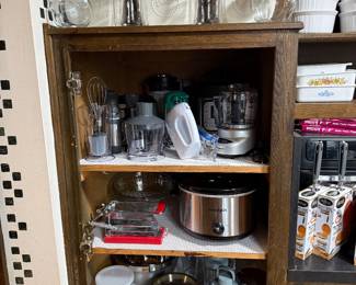 Kitchen appliances, etc.