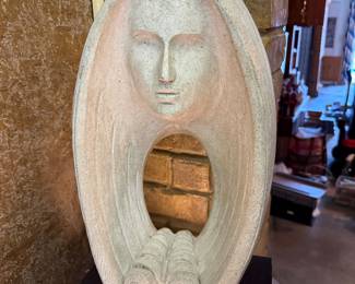 Austin Productions 1980 Sculpture Female Face Statue