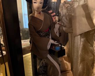 Vintage Japanese Geisha Doll