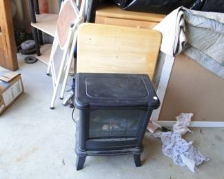 Small fireplace heater