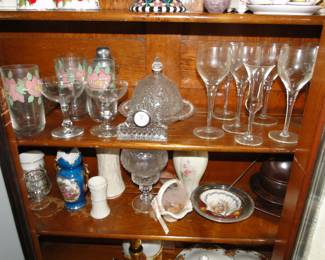 Misc. Glasses, crystal etc.